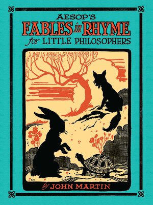 cover image of Aesop's Fables in Rhyme for Little Philosophers